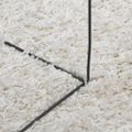 vidaXL Shaggy koberec PAMPLONA, vysoký vlas, moderný, krémový Ø 280 cm