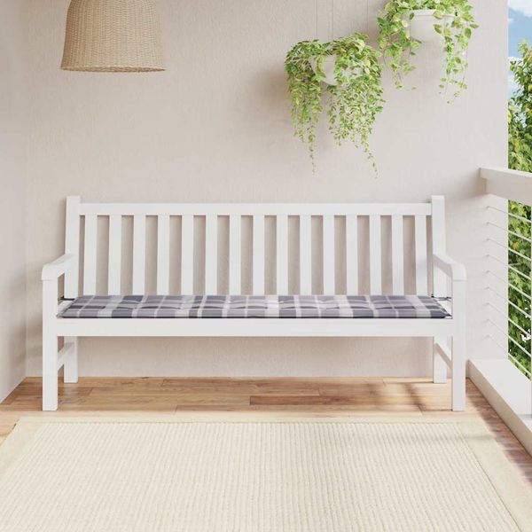vidaXL Podložka na záhradnú lavičku 180x50x4 cm, oxfordská látka