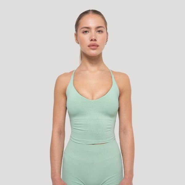 Dámske tielko Luma Pistachio - GymBeam, veľkosť M