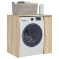 vidaXL Kabinet na práčku Sonoma 87 x 60 x 89 cm Kompozitné drevo
