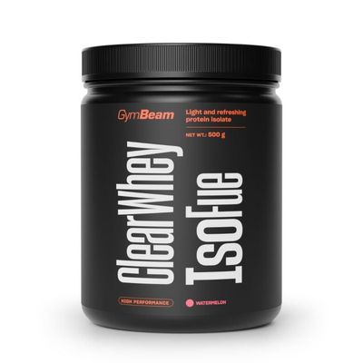 Clear Whey IsoFue - GymBeam, vodný melón, 500 g