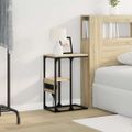 vidaXL Nočný stolík Sonoma dub 41,5 x 26 x 60,5 cm Kompozitné drevo