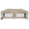 vidaXL Prístrešok na párty 575 x 288 x 245 cm Krémová Oxfordská látka