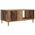 vidaXL Konferenčný stolík Staré drevo 90 x 50 x 40 cm Kompozitné drevo
