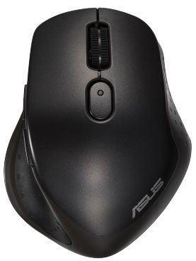 ASUS MW203 Multi-Device Wireless Silent Mouse/Ergonomická/Optická/Pre pravákov/2 400 DPI/USB+BT/Čierna