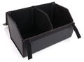 Organizér do kufru auta CAR COMPACT LEATHER L, 2 přihrádky, skládací, s víkem SIXTOL