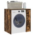 vidaXL Kabinet na práčku Dymová dub 87 x 60 x 89 cm Kompozitné drevo