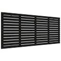 vidaXL Nástenné čelo postele čierne 166x3x91,5 cm masívna borovica