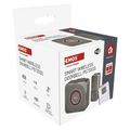 EMOS P5735SS GoSmart strieborný domový bezdrôtový zvonček do zásuvky s WiFi