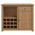 vidaXL Kuchynský ostrovný set 2 ks PANAMA Medový vosk 112 x 77 x 90 cm