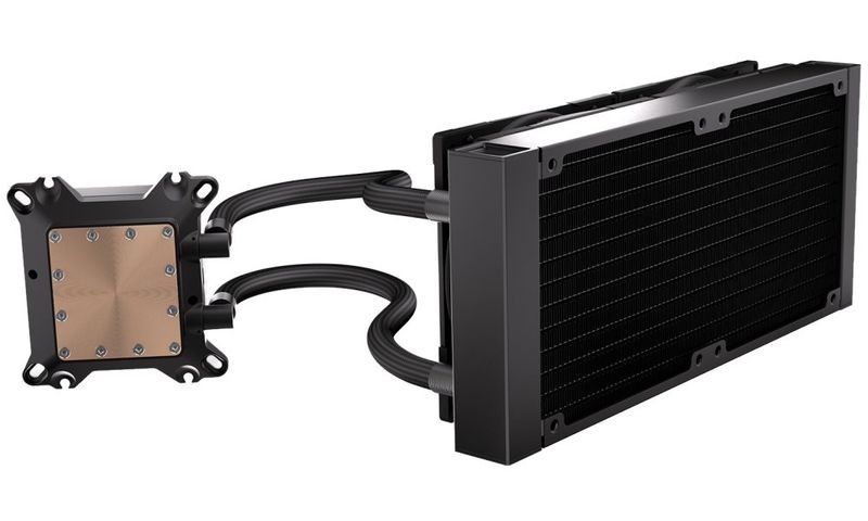 Endorfy vodný chladič CPU Navis F240 / 2x120mm / PWM / AMD a Intel Vodný chladič, pre CPU, pre Intel a AMD, 2x 120mm ventilátor, socket 1700, 1200, 115x, 2066, 2011, AM5, AM4