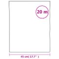 vidaXL Okenná fólia matná šedá 45x2000 cm PVC