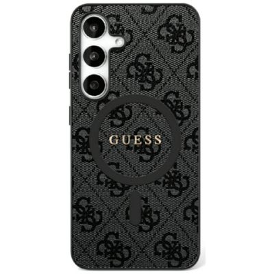 Puzdro Guess HC Magnetic PU 4G Ring Classic Logo pre Samsung Galaxy S25 Ultra čierne