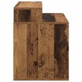 vidaXL Mačka Dom Staré drevo 42,5 x 40 x 53,5 cm Kompozitné drevo