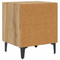 vidaXL Skriňa pod posteľ 2 ks Remeselný dub 40 x 35 x 47,5 cm