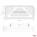 Svetlo zadné združené LED dynamické PRAVÉ RCL-02-R