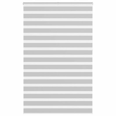 vidaXL Zebra roleta svetlosivá 140x230cm šírka látky 135,9cm polyester