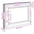 vidaXL Otočné a sklopné okno do suterénu RISOR 60 x 100 cm PVC a sklo