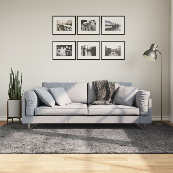 vidaXL Koberec HUARTE krátky vlas mäkký umývateľný antracit 160x230 cm