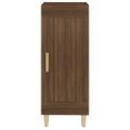 vidaXL Komoda hnedý dub 34,5x34x90 cm spracované drevo