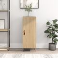 vidaXL Komoda dub sonoma 34,5x34x90 cm spracované drevo