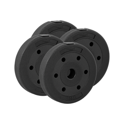 Sada bitumenových závaží 4x2,5 kg, 31 mm, REBEL ACTIVE RBA-2101