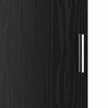 vidaXL Highboard Čierny dub 31.5 x 32 x 122.5 cm