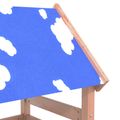 vidaXL Herná veža Hnedá 52,5 x 110,5 x 215 cm Masívne douglasové drevo