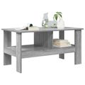 vidaXL Konferenčný stolík Sivý Sonoma 90 x 50 x 45 cm Kompozitné drevo