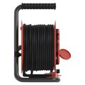 Predlžovací kábel EMOS P084256 na bubne 25 m / 4 zásuvky / guma / 230 V / 1,0 mm2 / IP44