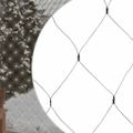 vidaXL Vianočná svetelná sieť biela 3x3 m 306 LED interiér exteriér