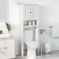 vidaXL Toaletná skriňa VIGO Biela a antik biela 60 x 27 x 161 cm