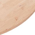 vidaXL Okrúhla stolová doska Ø90x1,5 cm neošetrený dubový masív