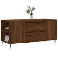 vidaXL Konferenčný stolík hnedý dub 102x44,5x50 cm kompozitné drevo