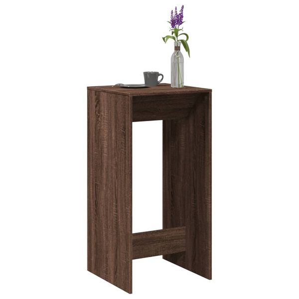 vidaXL Barový stôl hnedý dub 51x50x103,5 cm kompozitné drevo