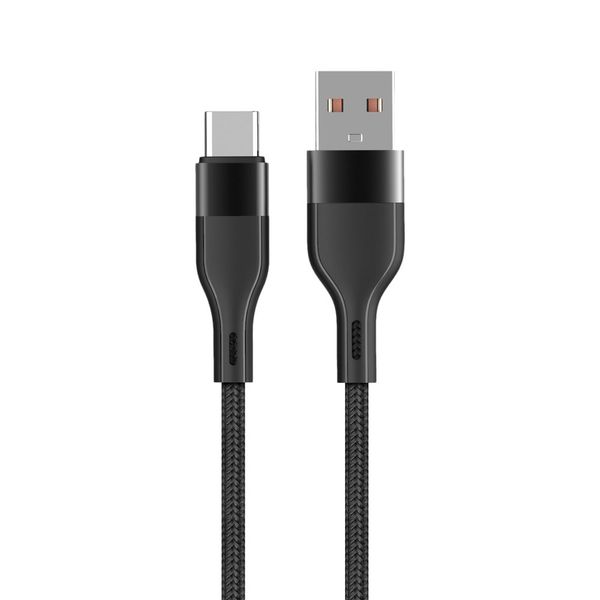 Maxlife MXUC-07 kábel USB - USB-C 1,0 m 3A čierny nylon (OEM0101187)