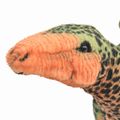 vidaXL Plyšová hračka dinosaurus stegosaurus zeleno-oranžový XXL