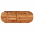 vidaXL Stolová doska 140x50x2,5 cm oválna masívna akácia