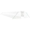 vidaXL Fóliovník s oceľovým rámom biely 88 m² 22x4x2 m