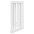 vidaXL Brána pre psa skladacia 3 panely biela 150 cm topoľové drevo