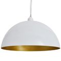 vidaXL Stropná lampa 2 ks, nastaviteľná výška, pologuľa, biela