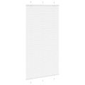vidaXL plisovaná roleta biela 110x200 cm šírka látky 109,4 cm