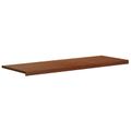 vidaXL Parapetné dosky Hnedé drevo 140 x 50 x 4,5 cm PVC
