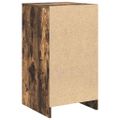 vidaXL Servírovacia skriňa Dymová dub 40 x 40.5 x 75 cm