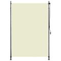 vidaXL Vonkajšia zatemňovacia roleta krémová 150x270 cm