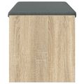 vidaXL Predsieňová lavica s vankúšom Sonoma dub 103 x 38 x 40 cm