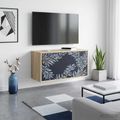 vidaXL Nástenný TV kabinet DOKKUM 69 x 33 x 40 cm Dub sonoma