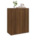 vidaXL Komoda hnedý dub 60x30x75 cm spracované drevo