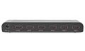 NEDIS HDMI přepínač/ 5x HDMI vstup/ 1x HDMI výstup/ 4K@60Hz/ 18 Gbps/ dálkově ovládané/ kov/ antracit HDMI switch, 5 portu, 4K@60Hz, 18 Gbps, HDCP 2.2, 3D, HDR, dálkové ovládání, kovový, antracitový
