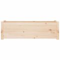 vidaXL Záhradné kvetináče 2 ks 100x31x31 cm, borovicový masív